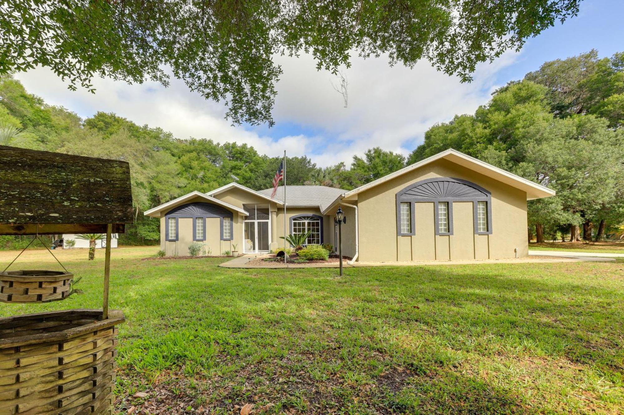 8 Mi To Rainbow Springs Dunnellon Area Home! Esterno foto